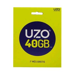 UZO SIM Card 40GB+1000MIN+50 SMS for 1 Month